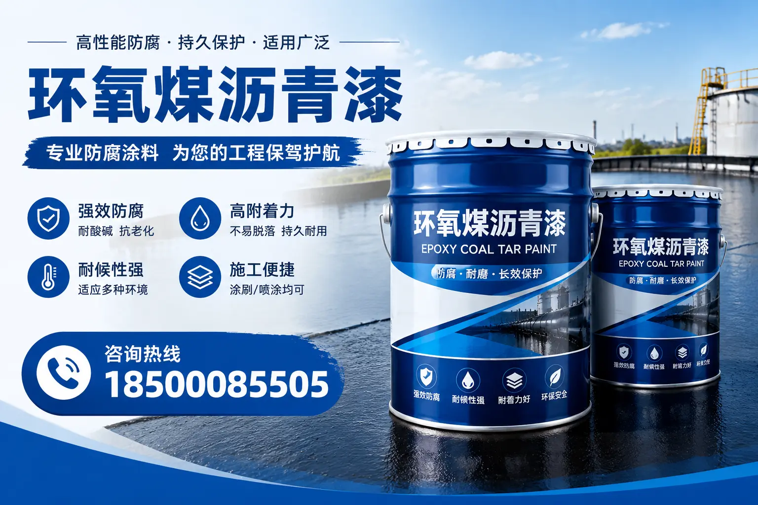 环氧煤沥青漆与其他漆类的比较，昌黎用户的选择依据